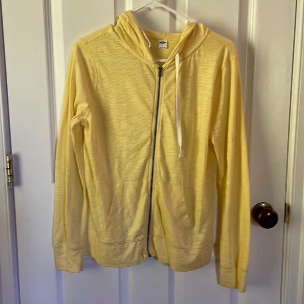 Yellow Old Navy zip up